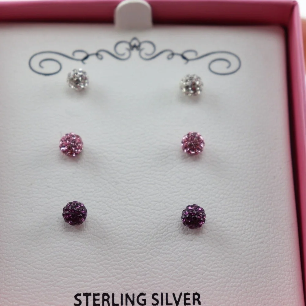 Macys Genuine Sterling Silver Girls  Fireball‎ Trio